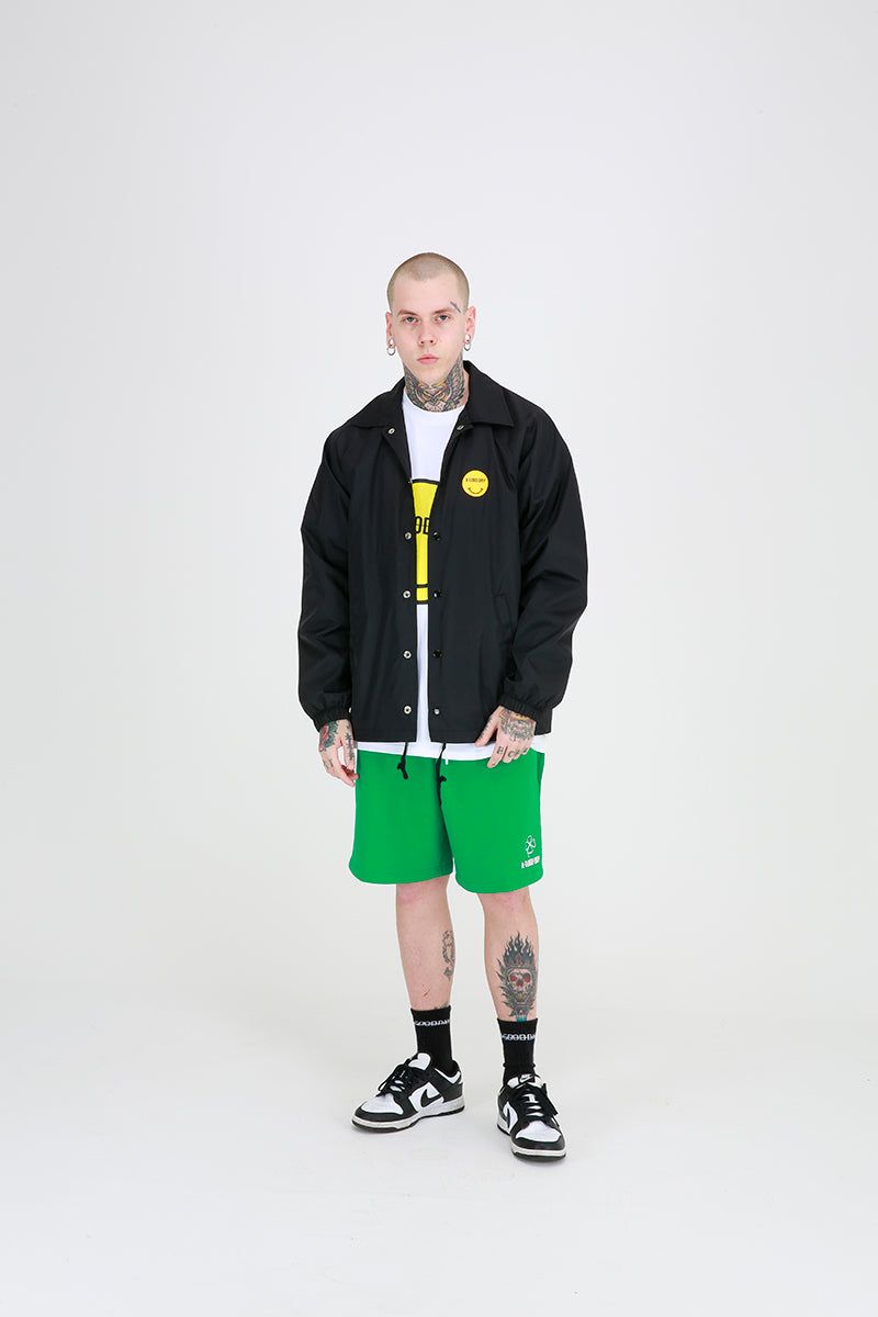 SMILE COACH JACKET (BLACK)