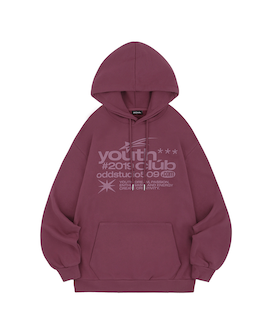 ユースクラブタイポグラフィックフーディ - 4COLOR