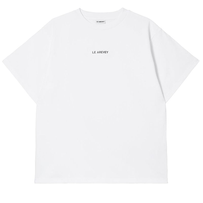 LE AREVEY ORIGINAL LOGO T-SHIRT WHITE [WOMAN]