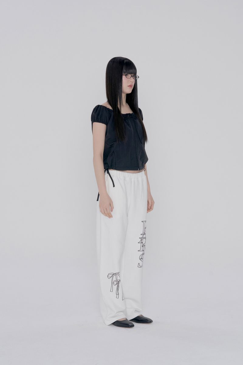 VOLUME NYLON WINDBREAKER - BLACK