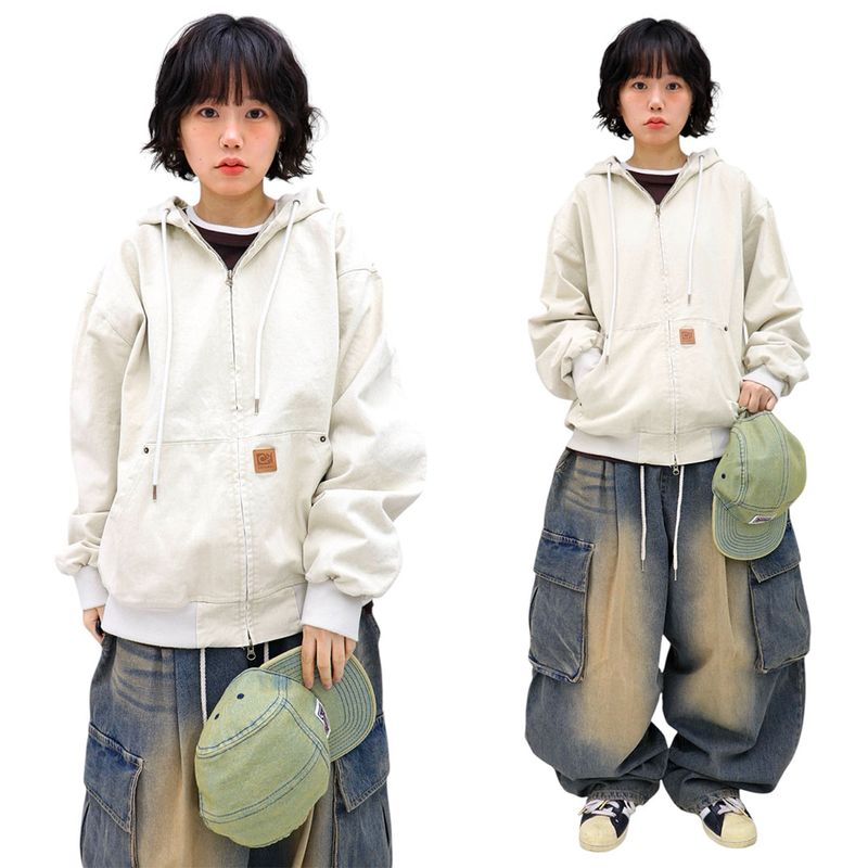 Vintage Work Hooded Jacket
