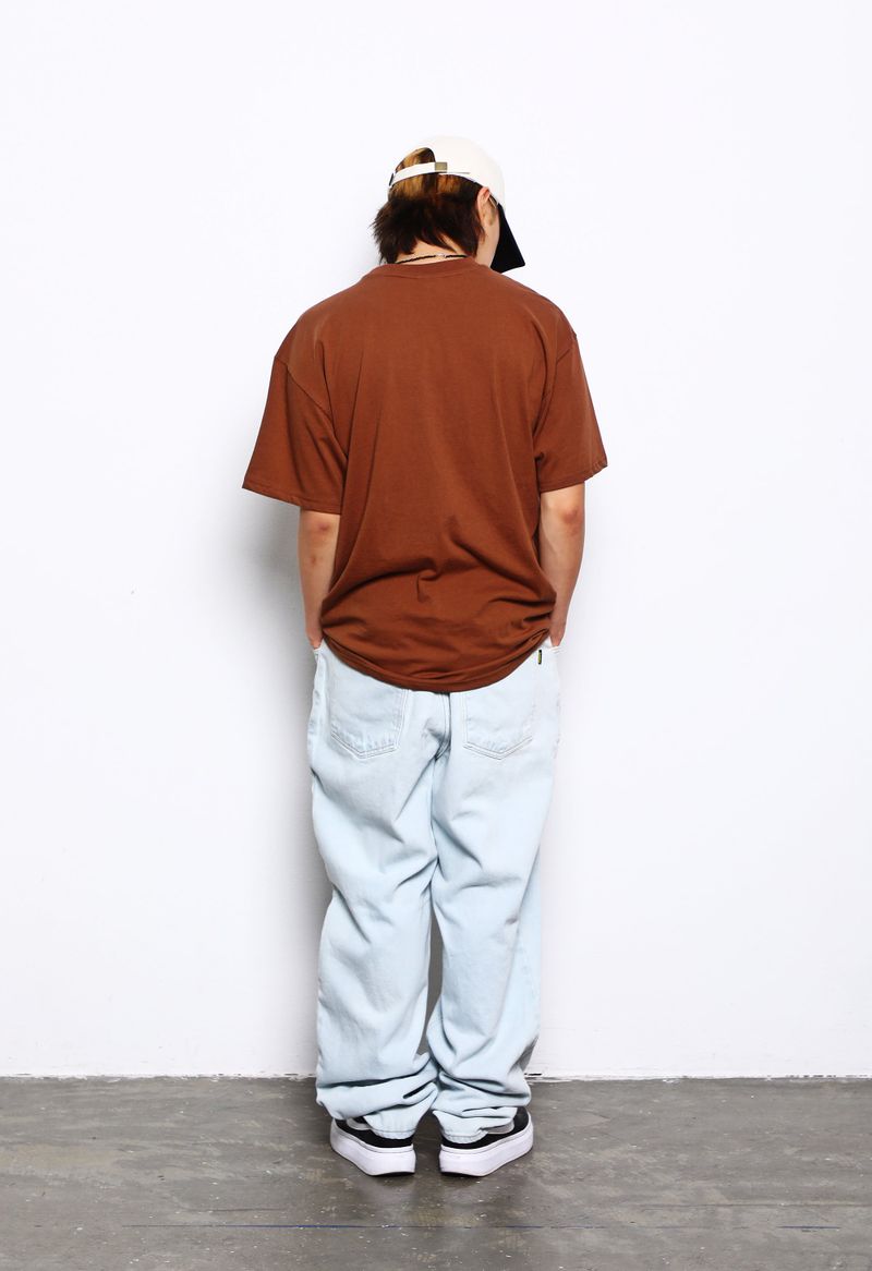 MBSRCOPT103 MID90 BAGGY DENIM PANTS ICEBLUE