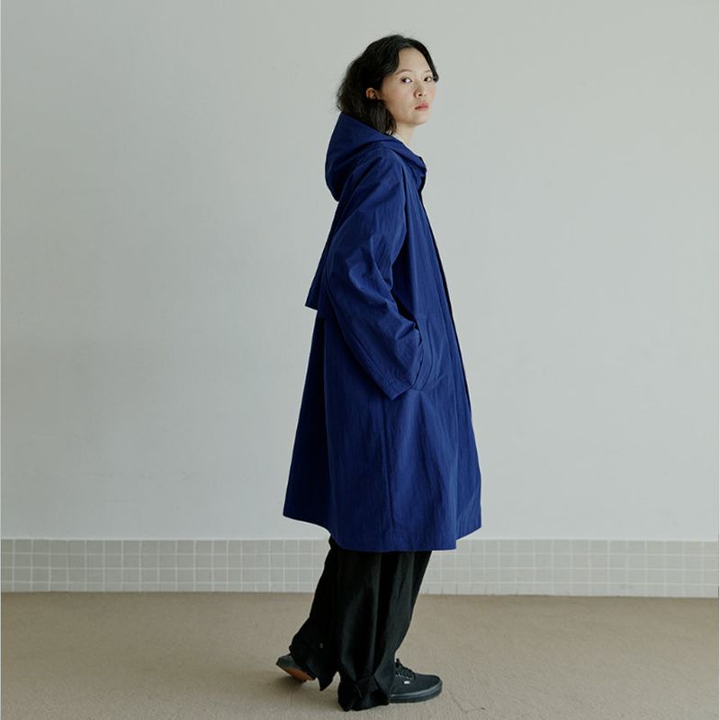 unisex rain coat blue navy