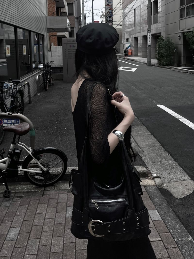 y2k belt motor shoulder bag