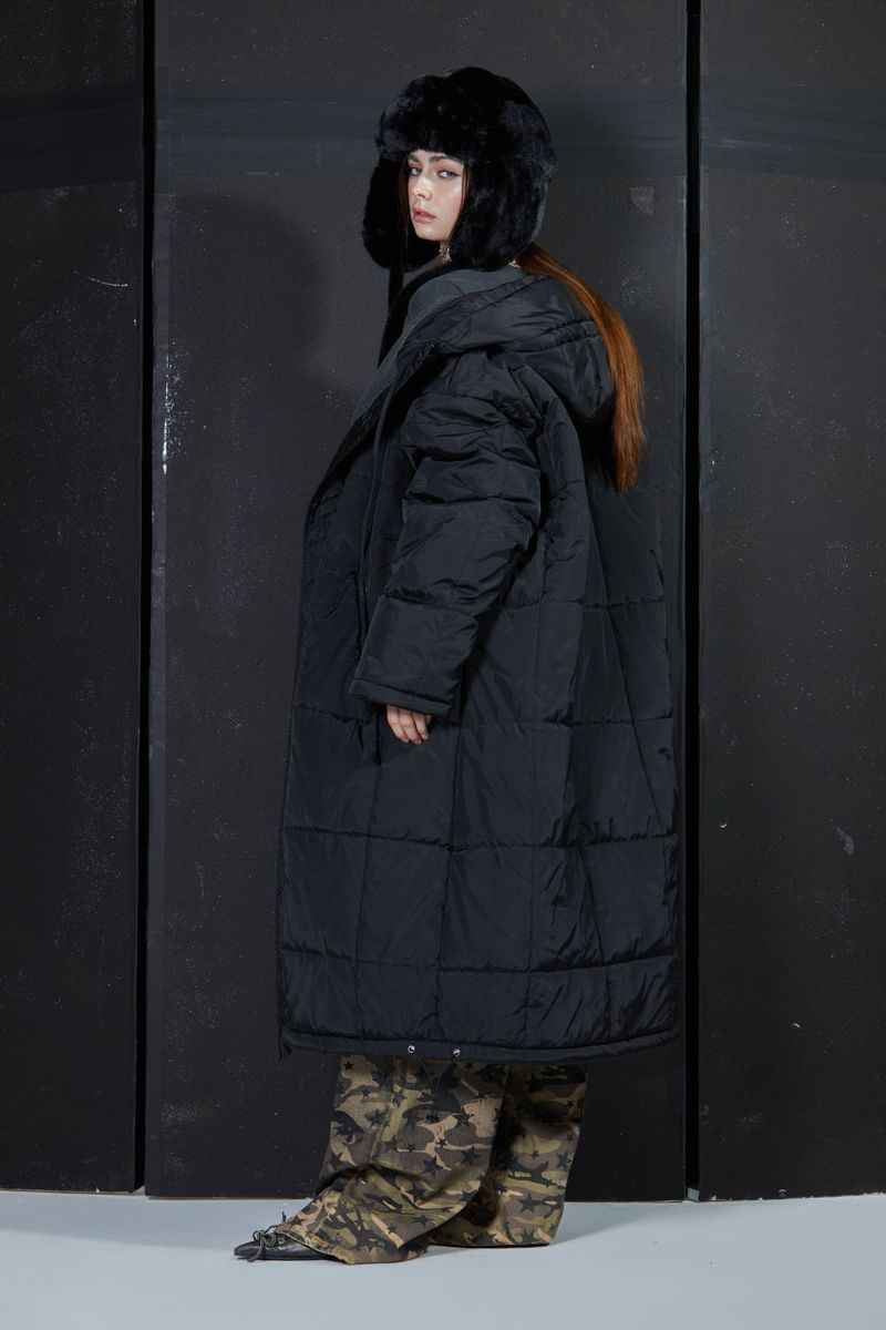 GL LONG PADDING -BLACK