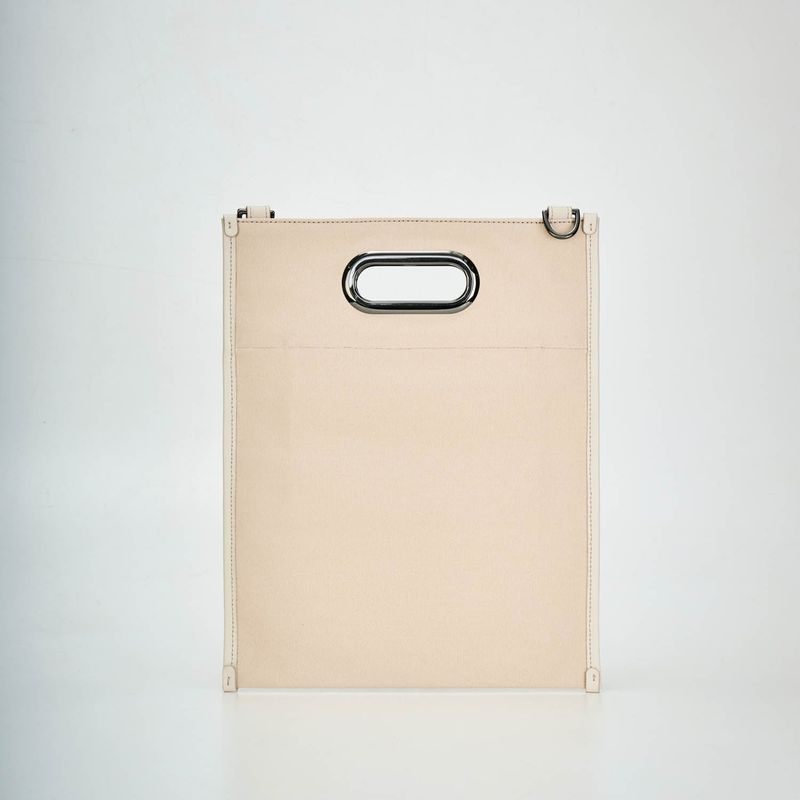 Organic Cotton x Apple Leather Record Bag