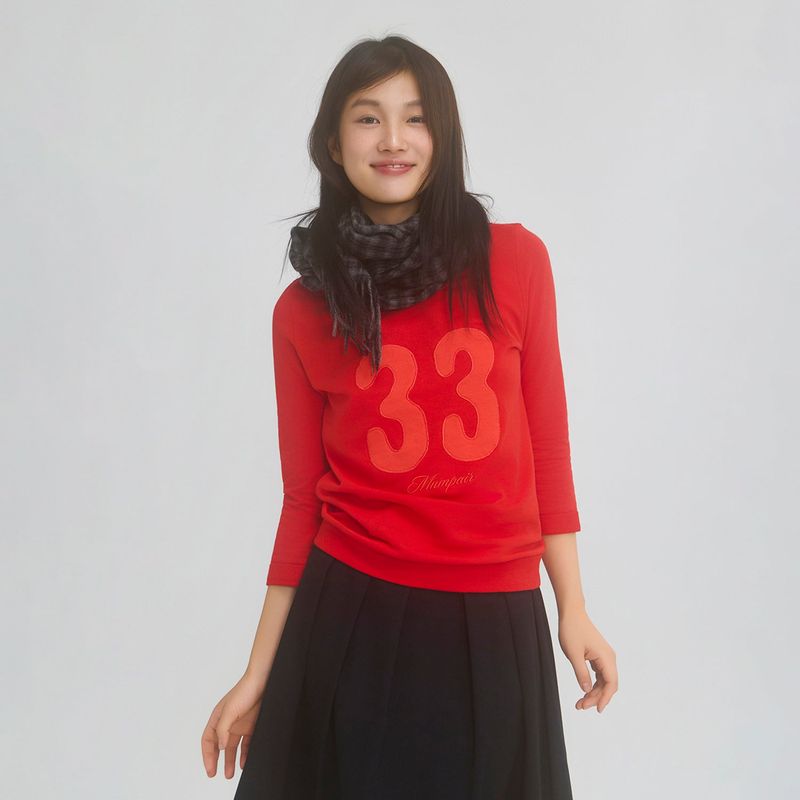MNMPAIR（ミニマルペア）の「mnmpair 33 Sweatshirt Red（Tops）」