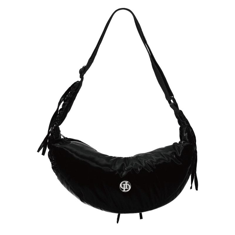 2WAY SHIRRING MAY LILY BAG_BLACK