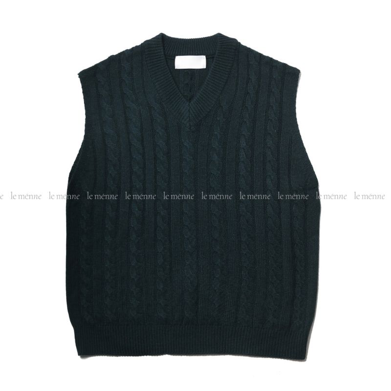 LMN ケリーツイストムードベストニット (5 colors)