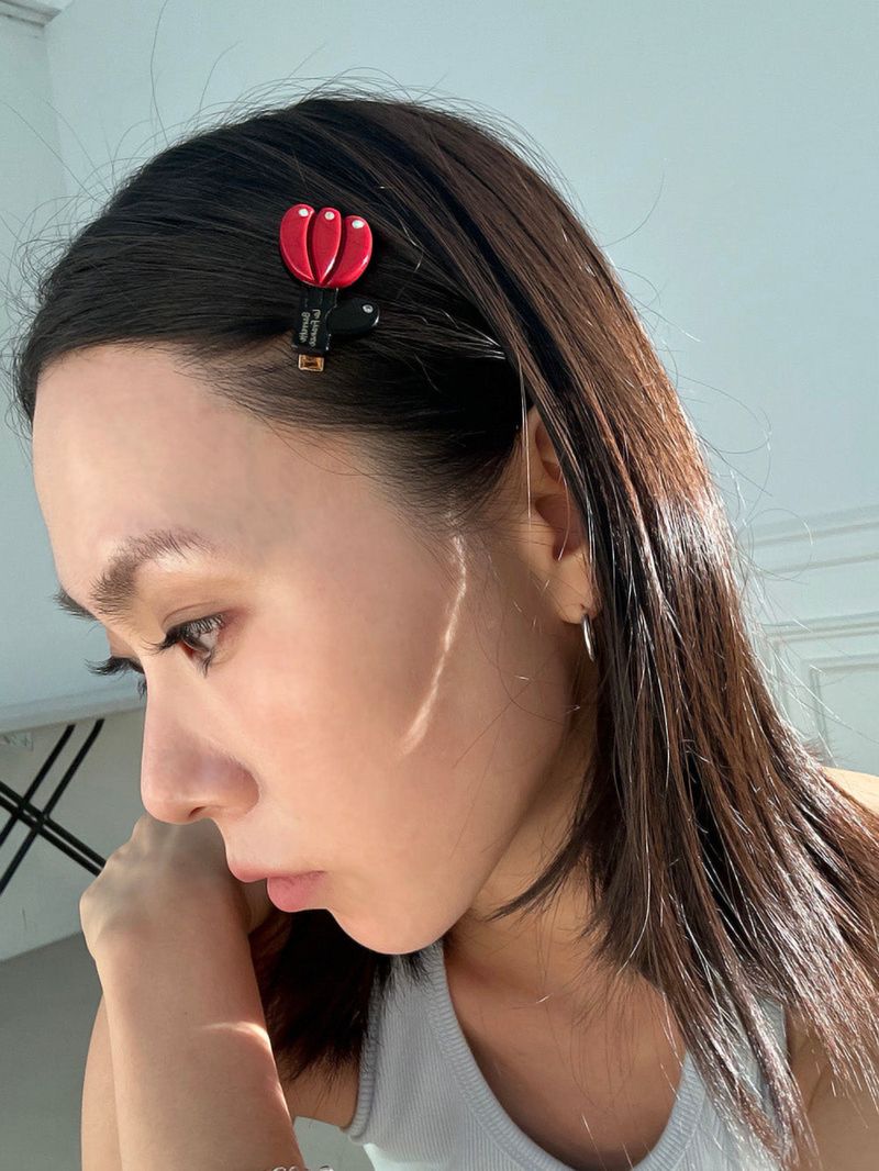  Mini tulip hair pin (5color)