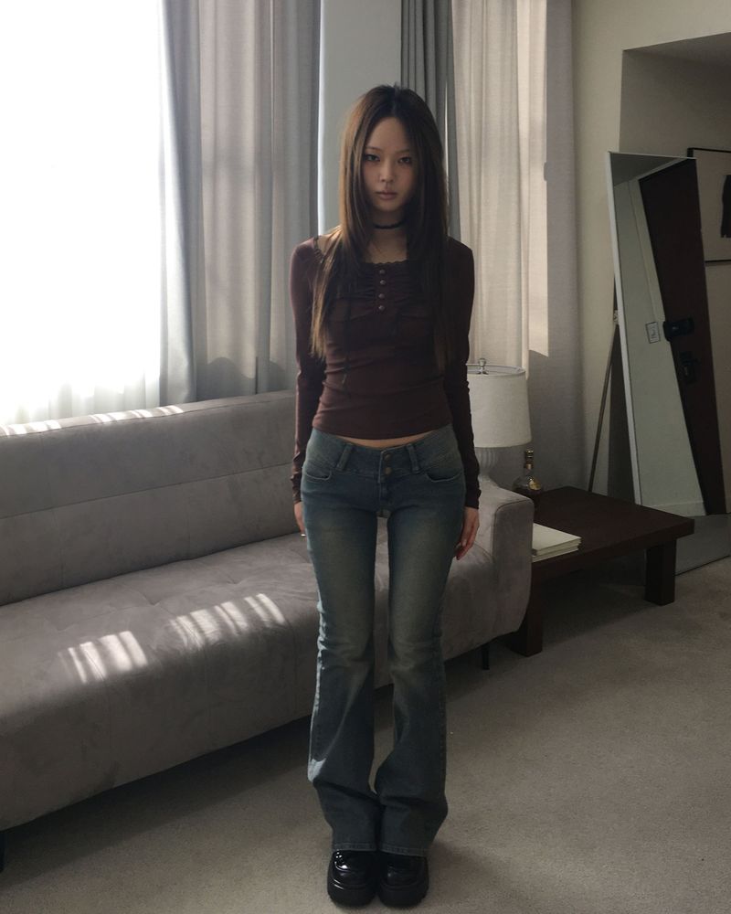 kyoive(コイブ)の「Grunge boots cut denim pants(Pants)」