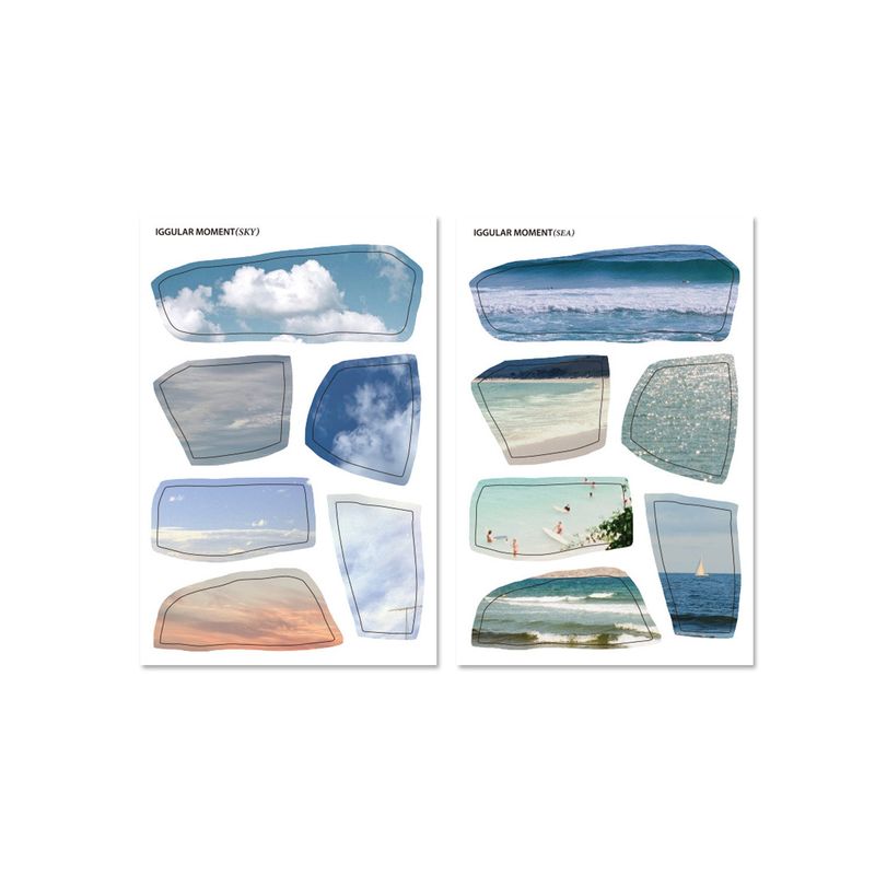 [sticker] irregular moment(sky&sea)
