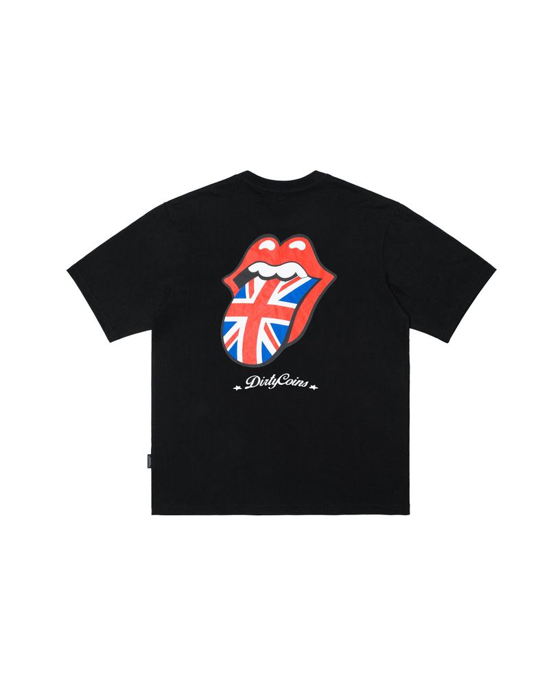 DirtyCoins（ダーティーコインズ）の「DC x The Rolling Stones UK Logo T-Shirt（Tops）」