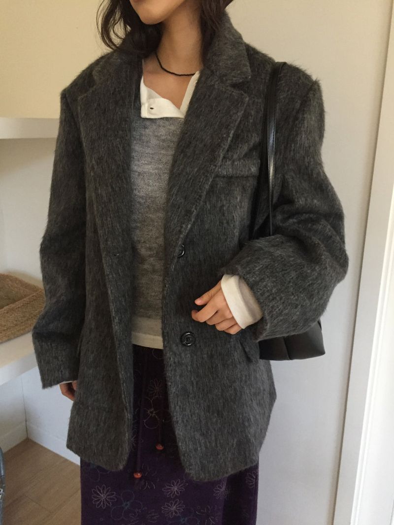 DUGGY（ダギー）の「[MD Pick] ヴィオルモヘアハーフコート (2 Colors)（ジャケット/アウター）」