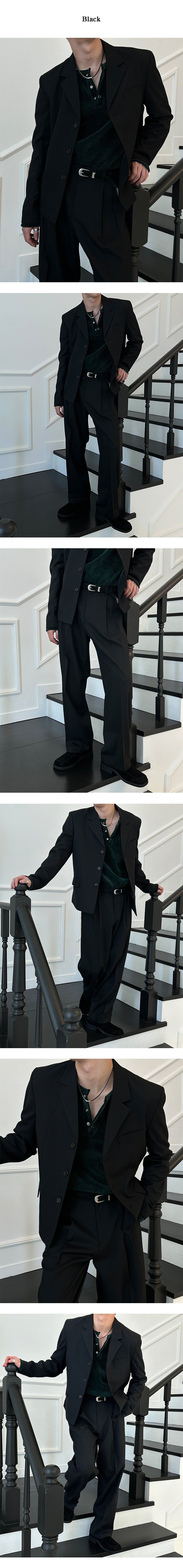 [F/W] Standard 3button short jacket(2color)