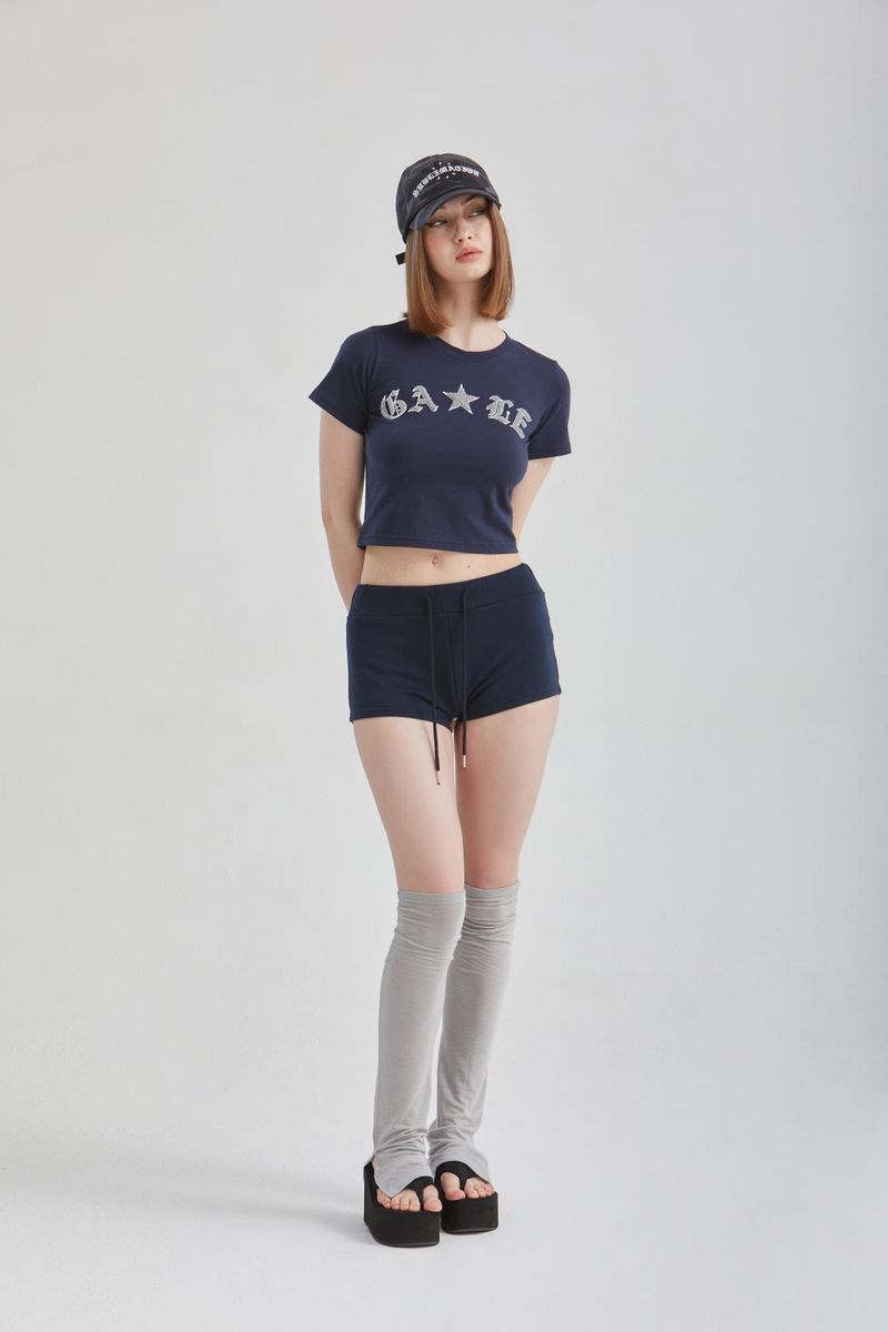 ブークレクロップドTシャツ
