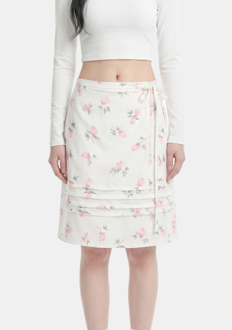 Nemi Layered Floral Skirt