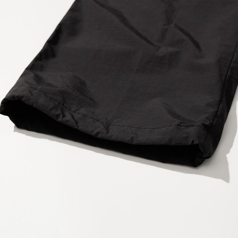 Nylon RIB Ventilation Cargo Pants - BLACK