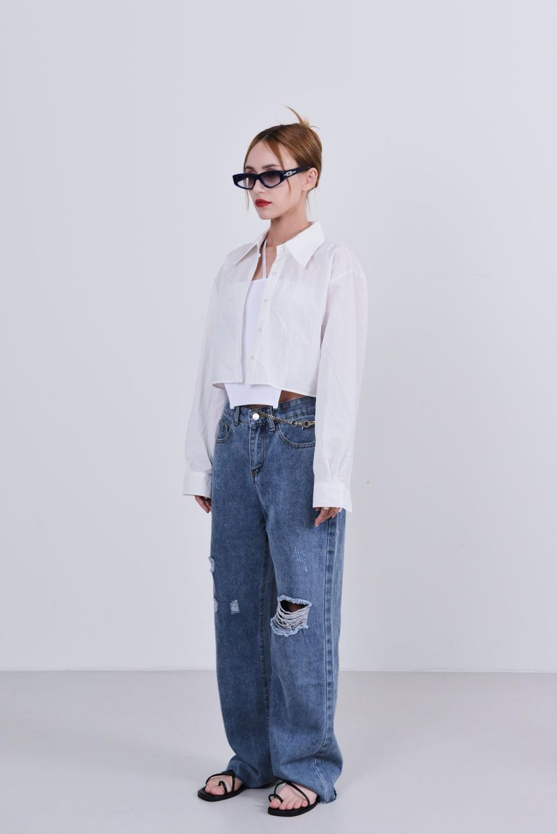 crease crop shirts