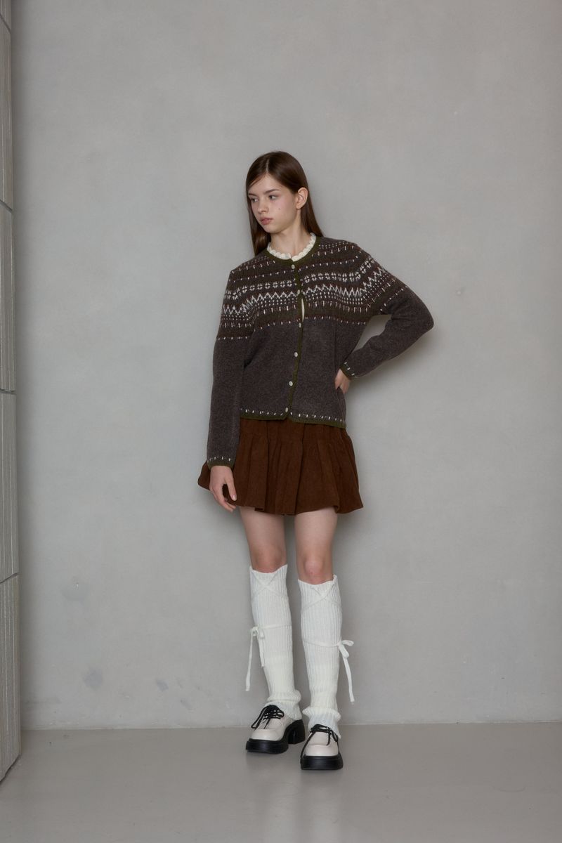 NEAT CORDU GATHER SKIRT