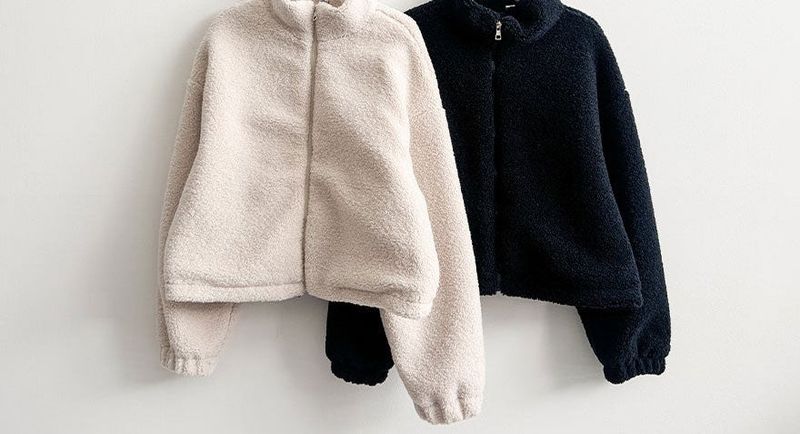 Pelo Thick Dumble Fleece Zip-Up Jumper