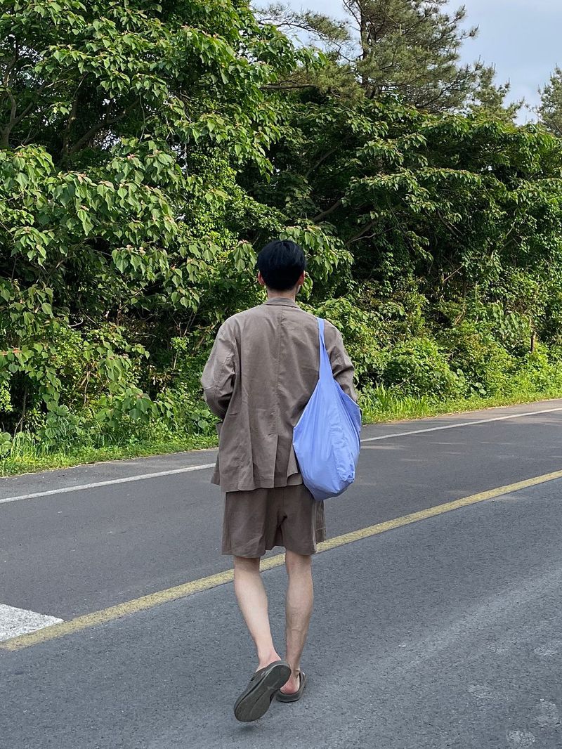 Basic Linen set up blazer jk