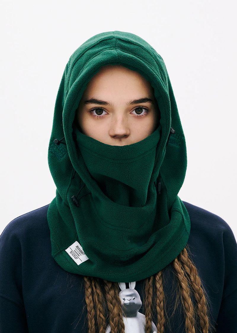 LOGO PLAY DOUBLE STRING HOODWARMER