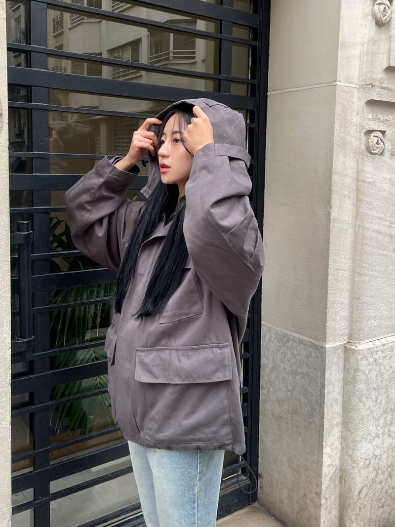 Brest pocket short jacket
