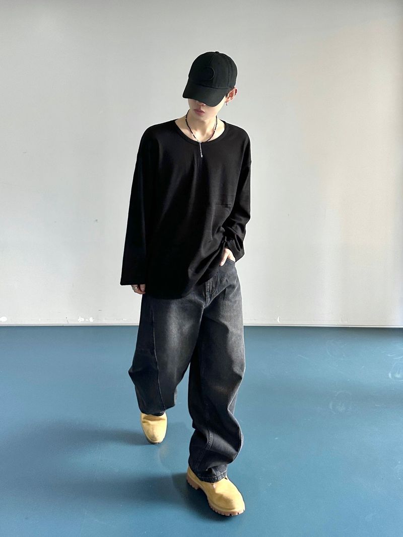 Module Basic Waffle Uniqlo Long Sleeve 4C