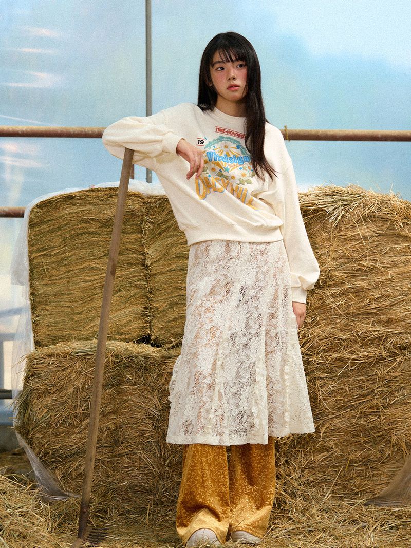 DaisyHill Sweatshirt (Cream)