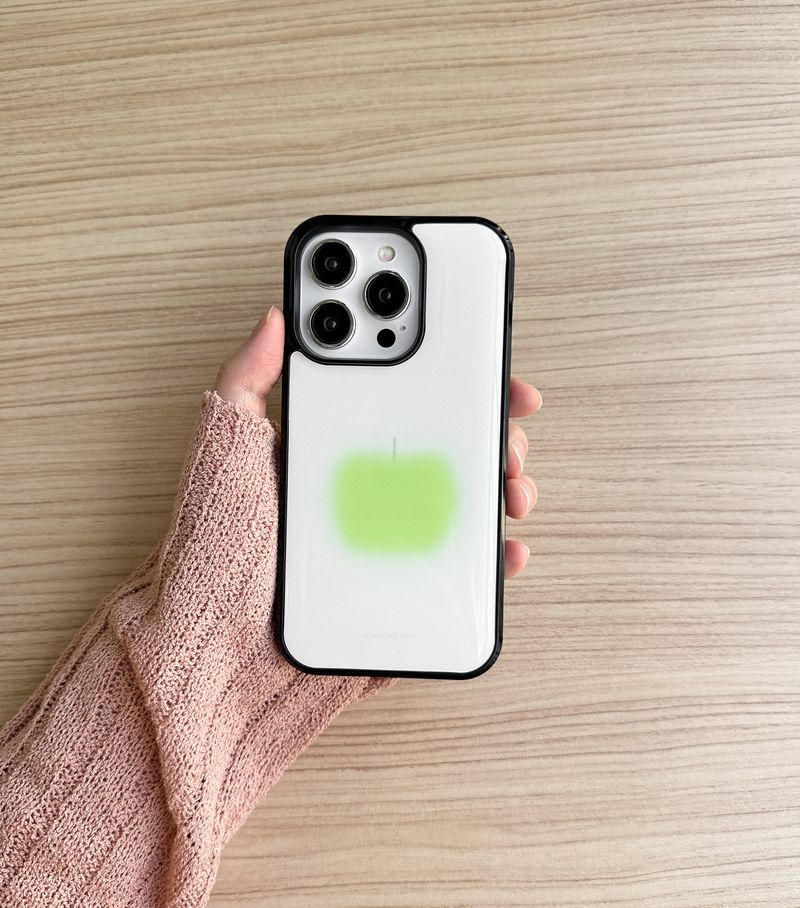 [made] green apple (epoxy bumper case)