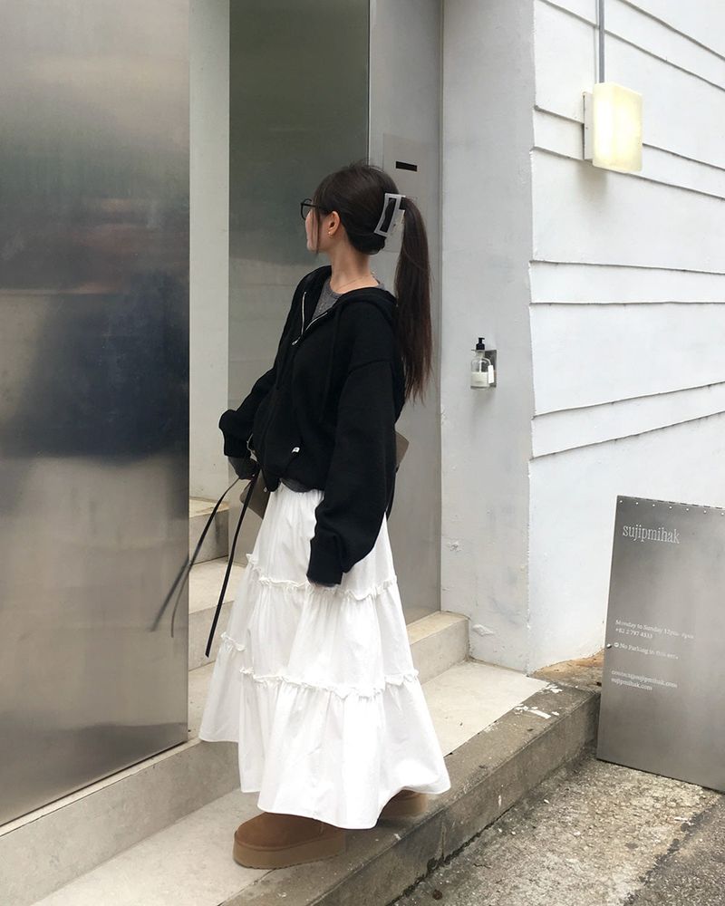 [ORIGINAL] Breeze Knit Hood Zip-Up