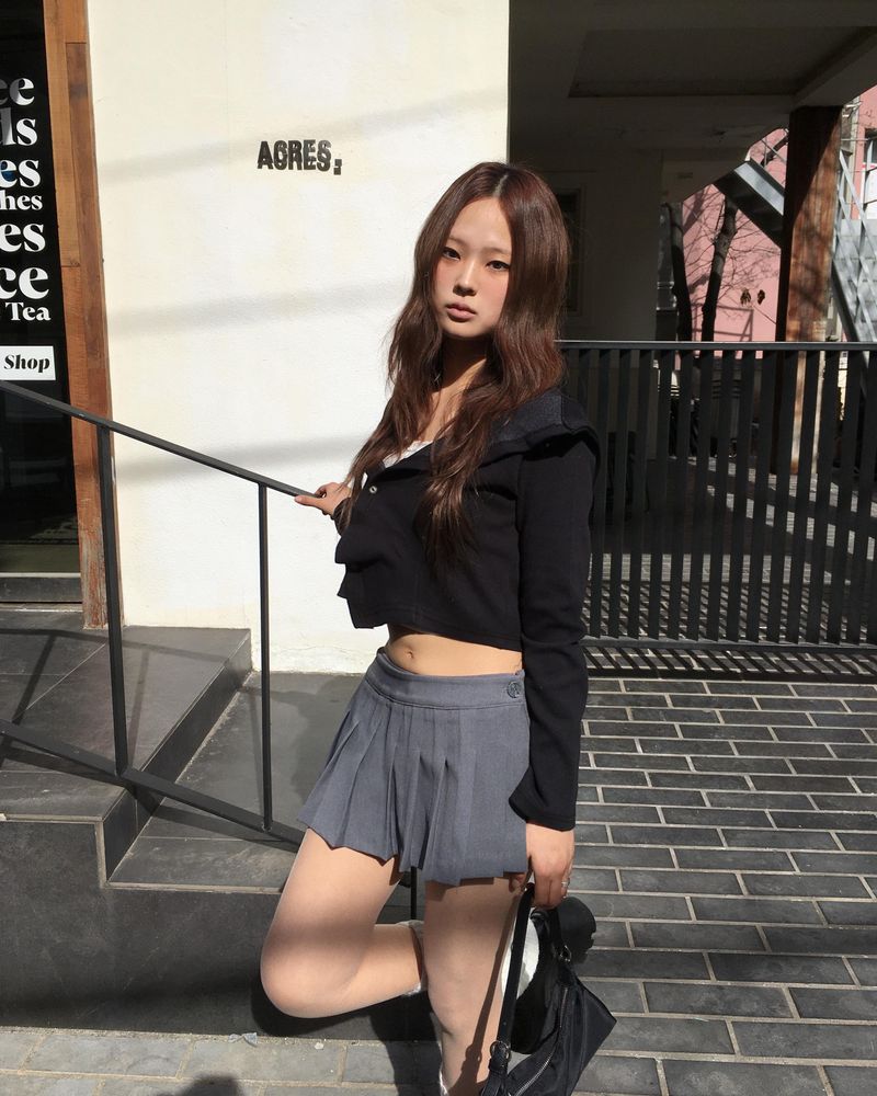 プリーツラップスカートパンツ