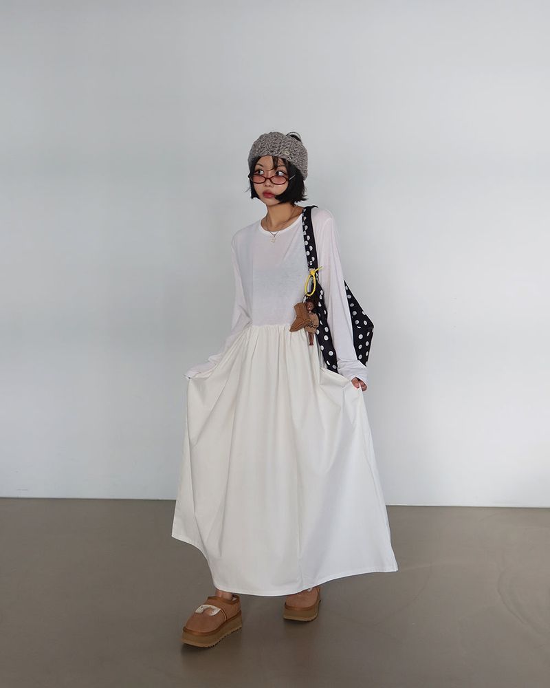 Delight-J（ディライトジェイ）の「Basic Inner Layered Long Dress（Dresses）」