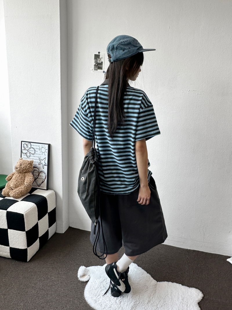 Iron High Quality Wide Basic Bermuda 4 Color