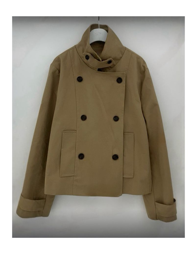 High neck double set up (3color) -Jacket