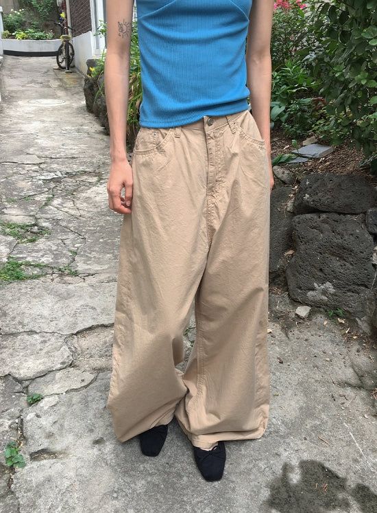 Orda Summer Cotton Wide Pants