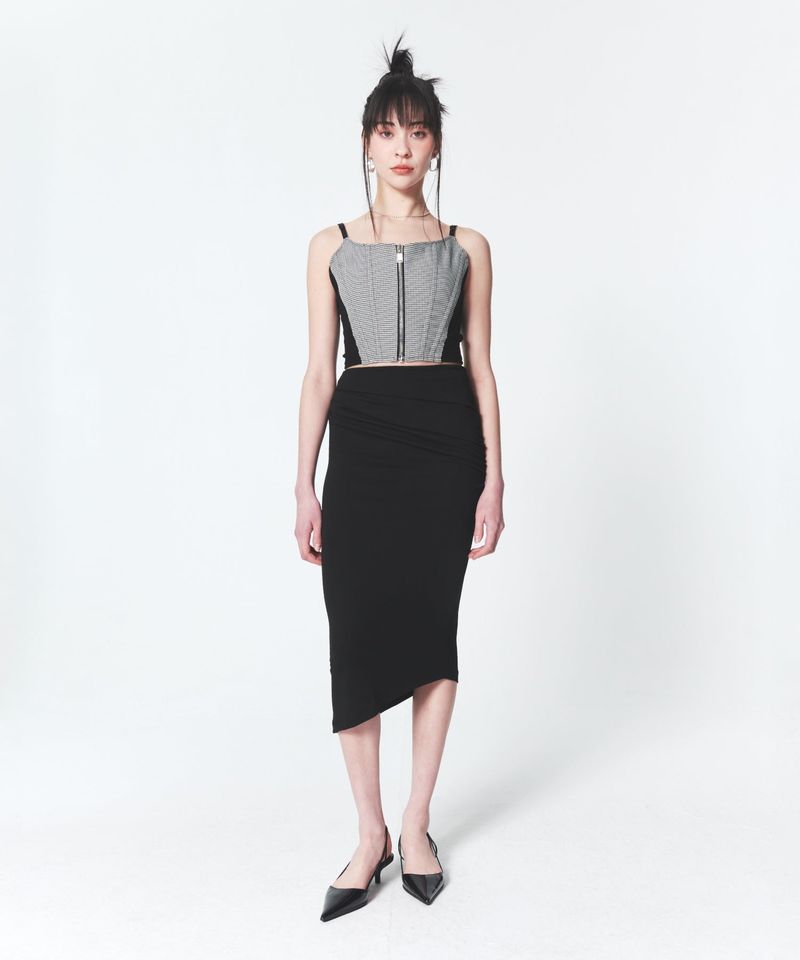 Houndstooth Corset Sleeveless
