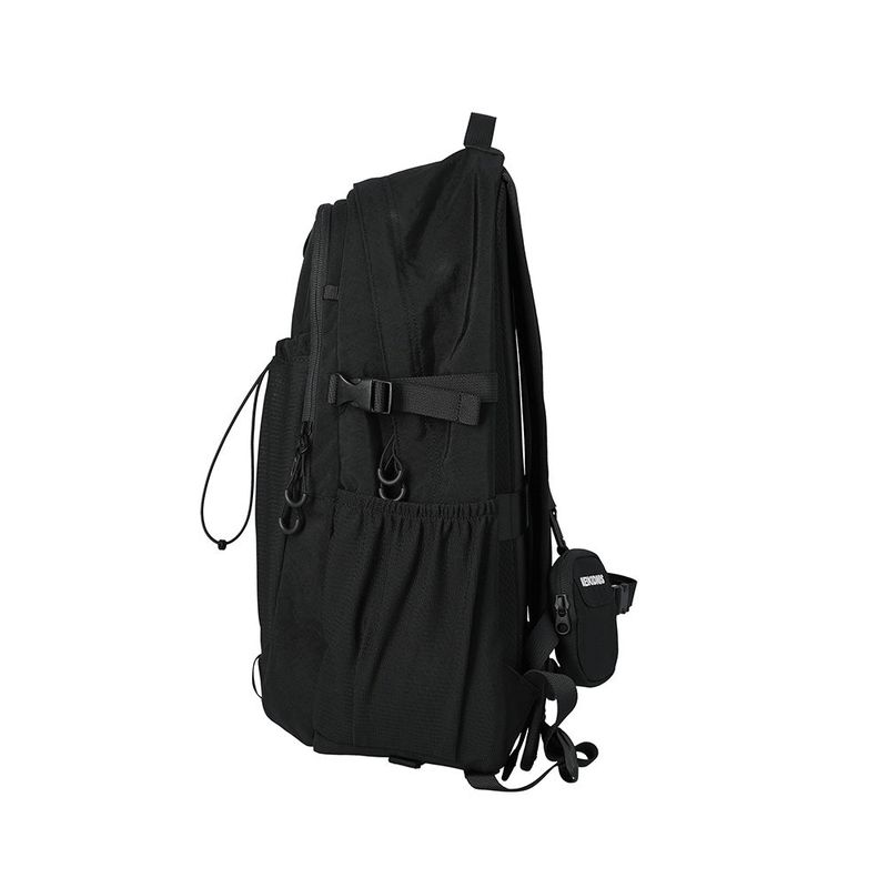 CARABINER MESH BACKPACK / BLACK