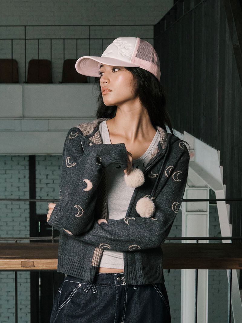 DALGOMM TRUCKER CAP (PINK)