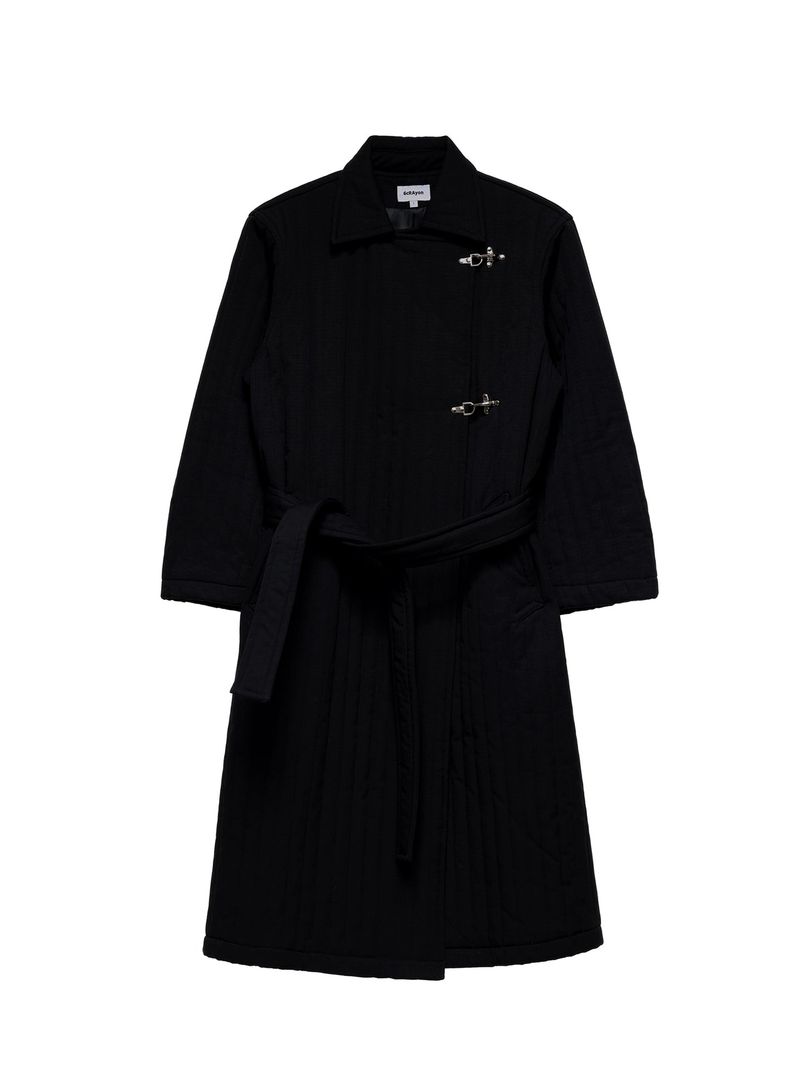 6CRAYON(シックスクレヨン)の「6CRAYON Quilted Knee-Length Lobster-Clasp Structured Overcoat(Jackets/Outerwear)」