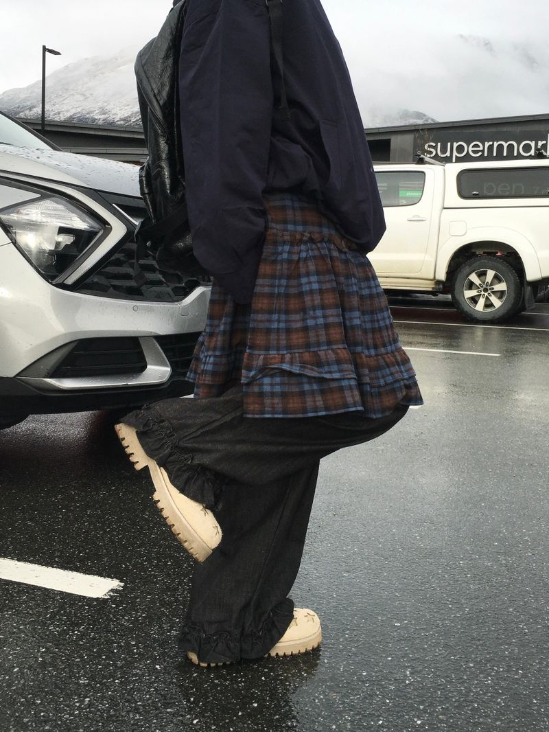 Birch Check Pattern Skirt (2c)