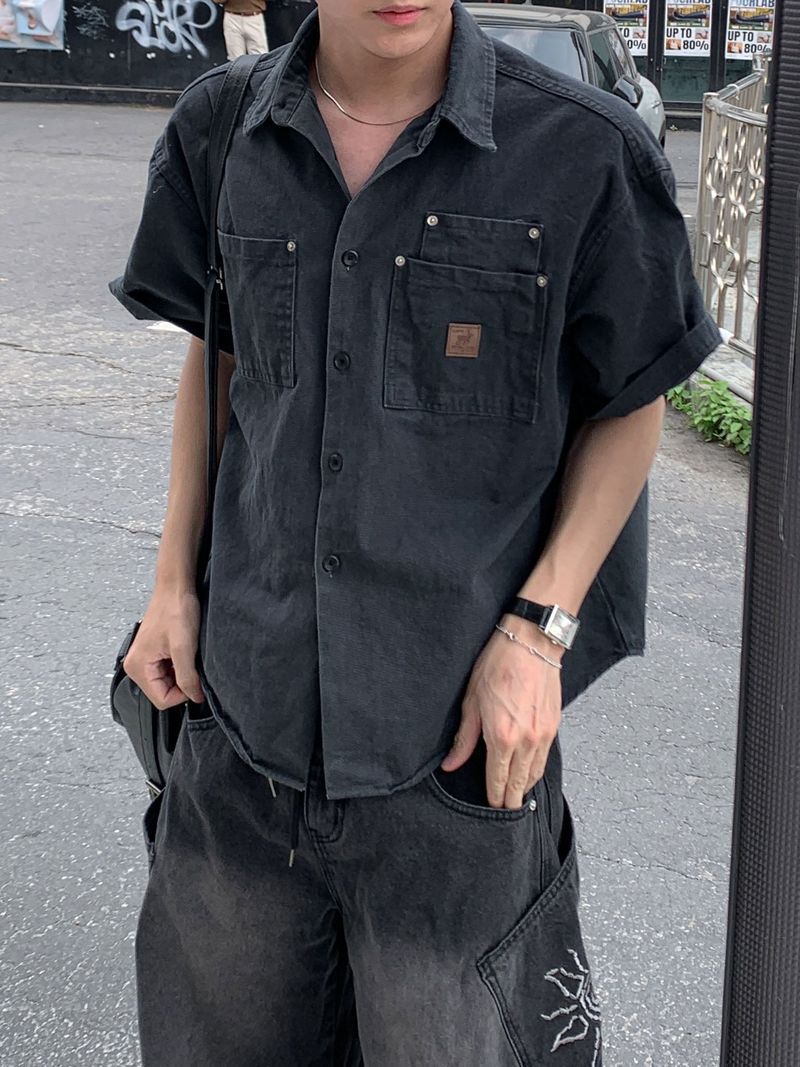 Fukui Double Patch Short Sleeve Shirt