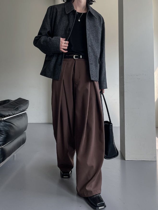 Light maxi wide slacks