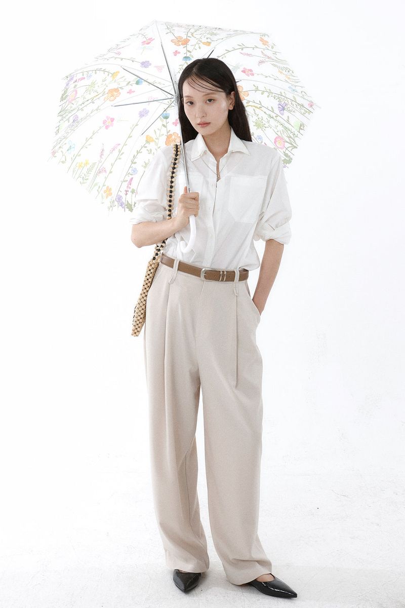 EDGE LOOP PANTS_SAND BEIGE