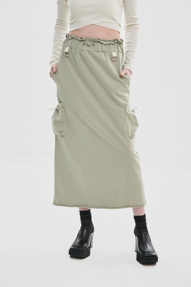 POCKET LONG SKIRT
