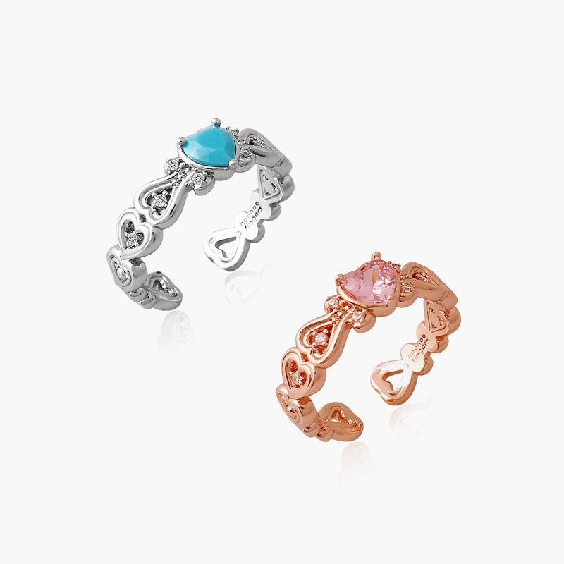 GLOWY HEART RING