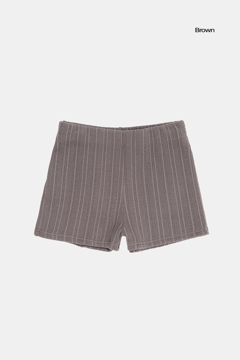 Churro ribbed short pants