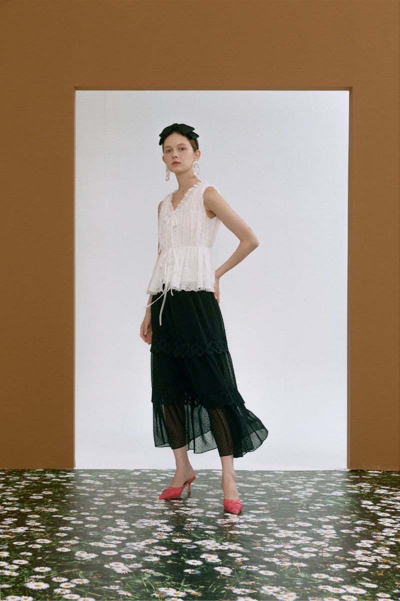 ROMANCHIC(ロマンシック)の「Shirring blouse(Tops)」
