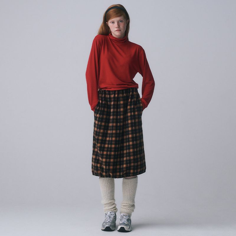 RIBBON TAIL LONG SLEEVE, RED